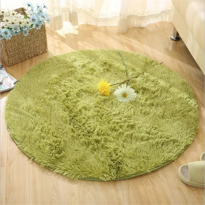 Round soft and comfortable Kids Room Plush Rug for Decoration