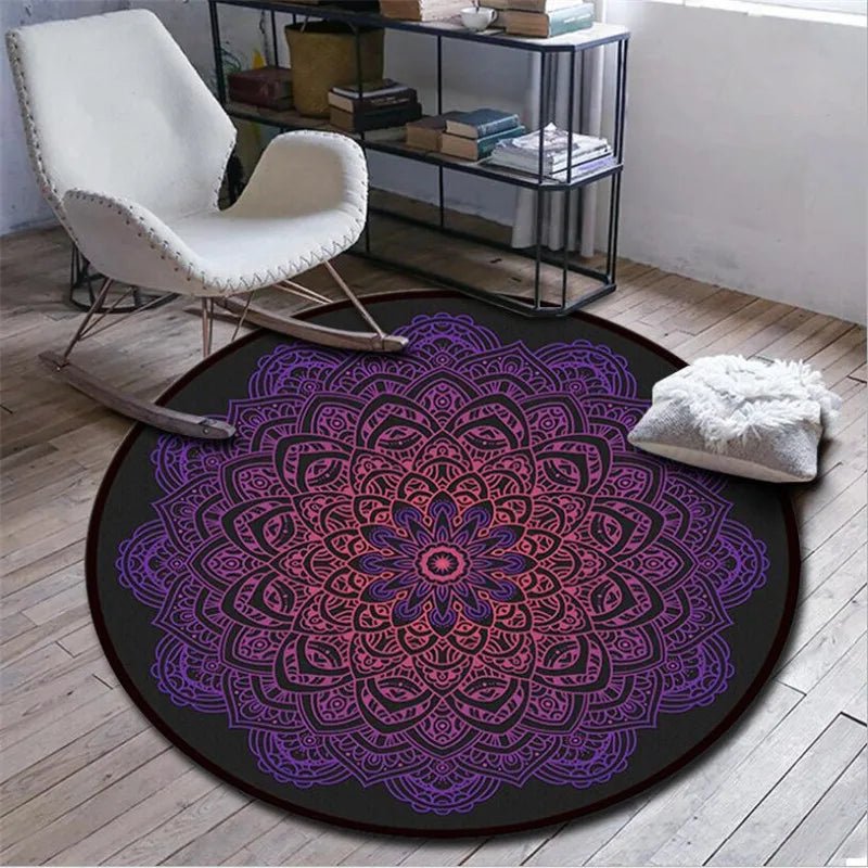 Bohemian Style Anti-Skid Dining Room Living Room Psychedelic carpet