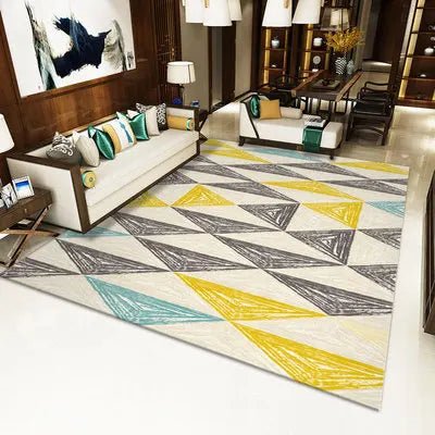 European Style Vintage Geometric Kitchen Floor Mats