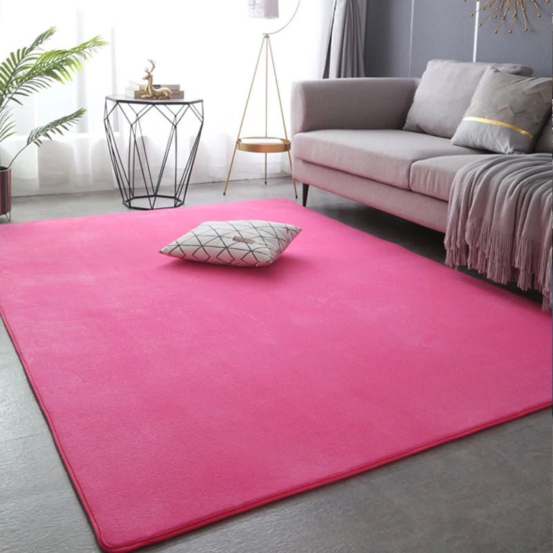 Thicken Carpet Living Room Decor Coral Fleece Large Area Bed Room Rug Soft Children Play Floor Mat Girls Window Bedside Yoga Mat