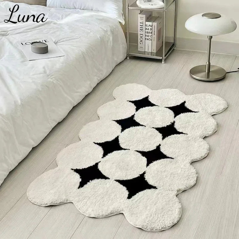 Nordic Thick Flocking Modern Minimalist Anti-Slip Rugs