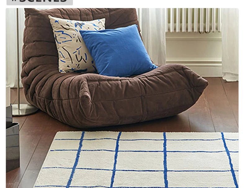 Simple style Plaid soft Living Room Rug - Home Decor