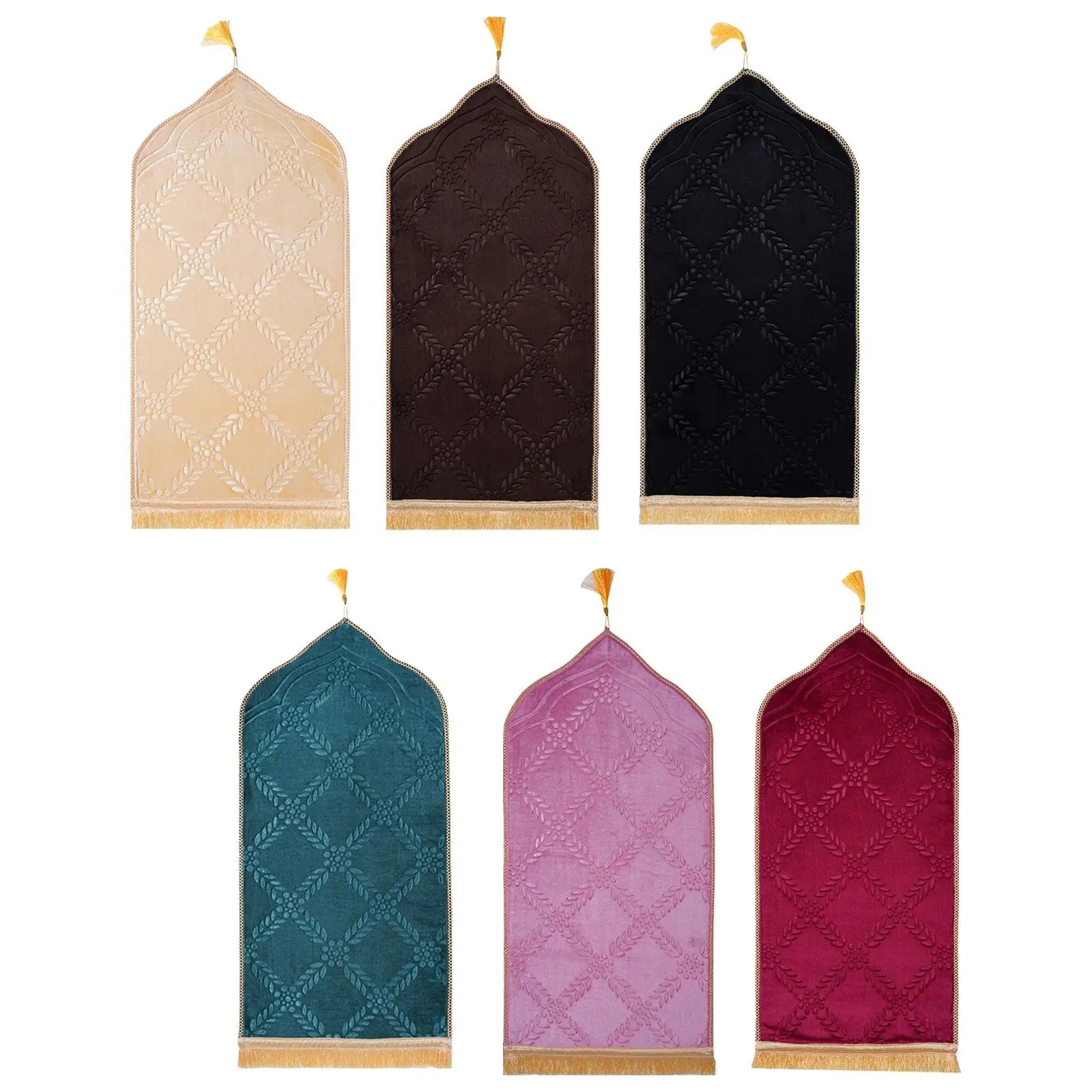 Elegant Traditional Soft Carpet for Travel - Thick Muslim Prayer Rug