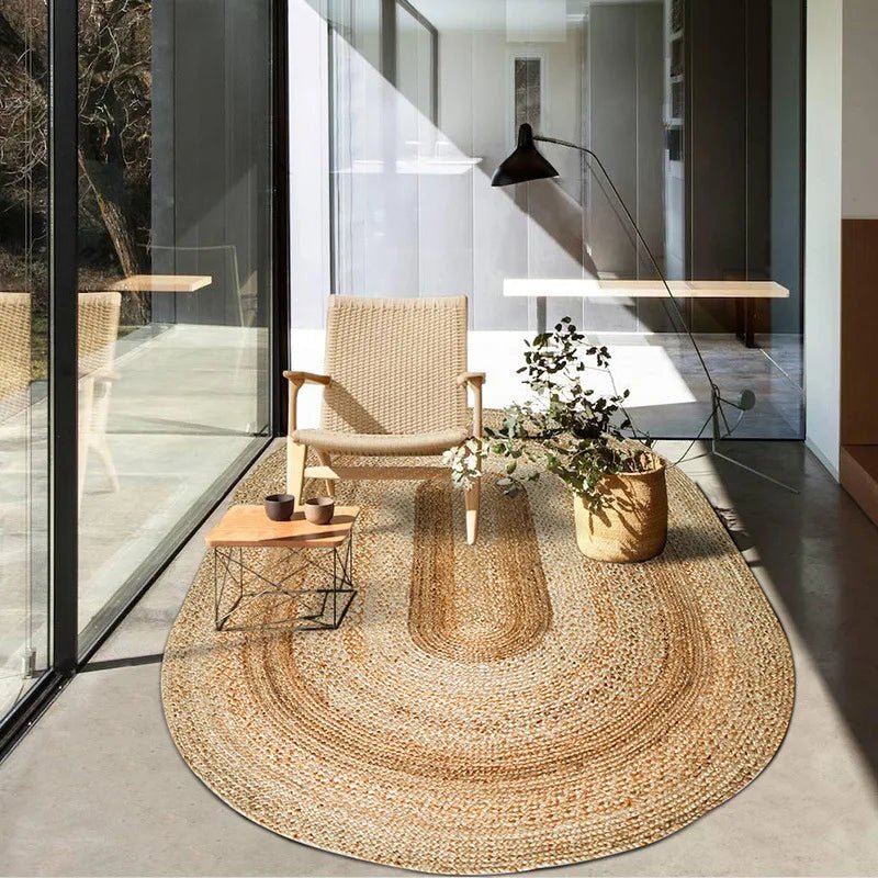 Natural Jute Living Room Home Decoration Carpet - Home Decor