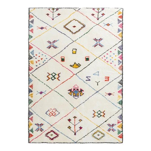 Plush Carpet Thick & Modern Floor Mat - Moroccan Wilton Rug