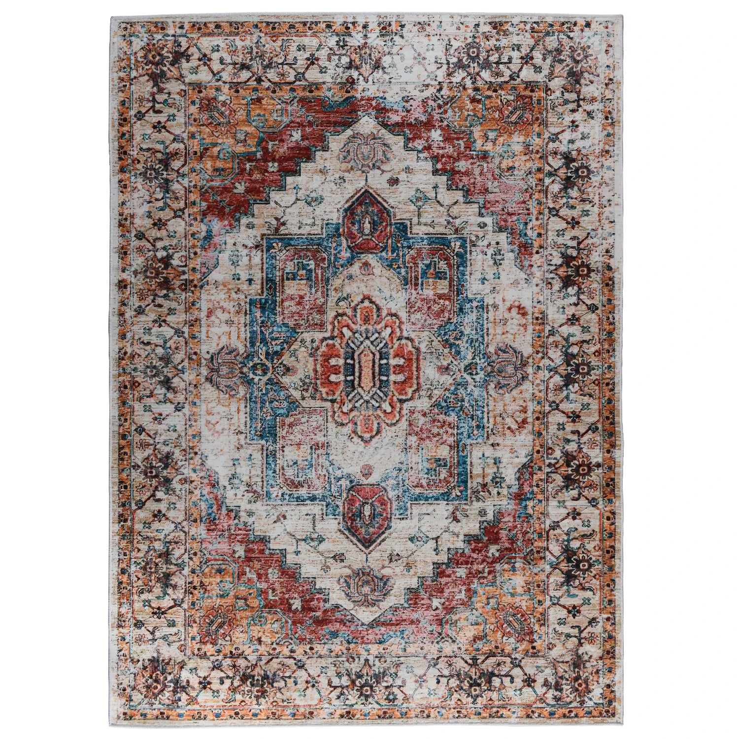 Printed Persian Carpets for Living Room Decor Rugs for Christmas Decoration