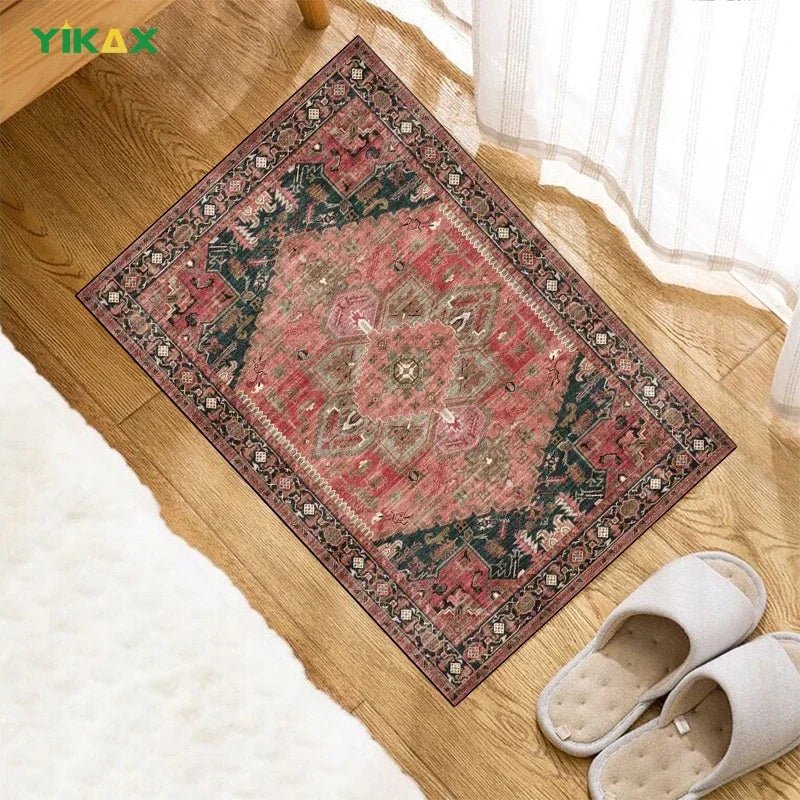 Bohemia Persian Style Carpets And Rugs for Home Living Room - 100% Polyester Flannel