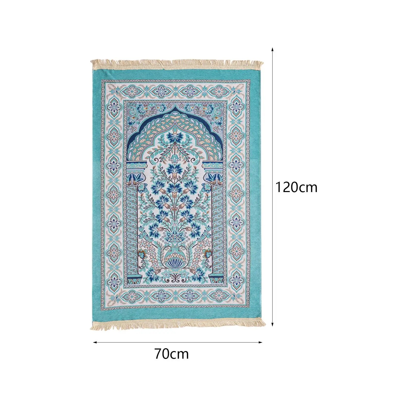 Portable Traditional Design Prayer Mat for Travel Prayer Room Men & Women