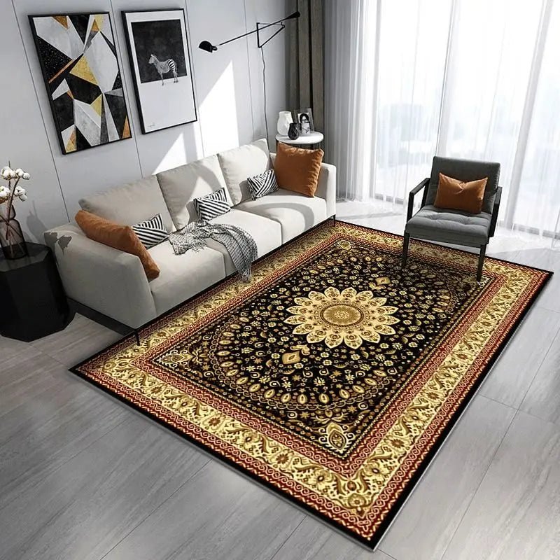 Traditional European Style Carpet Balcony Corridor Washable Bedroom Doormat Home Floor Mat Large Size Living Room Decorative Rug