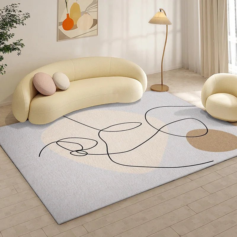 Modern Soft and Fluffy Largearea Living Room Rug