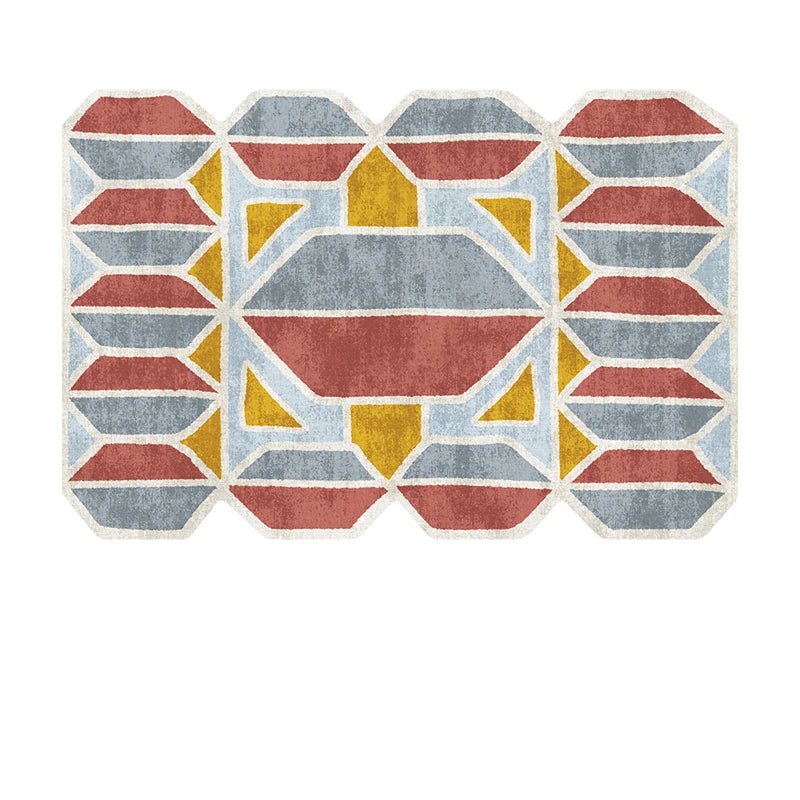 Irregular Nordic Style Rug for Simple Living Room Decoration