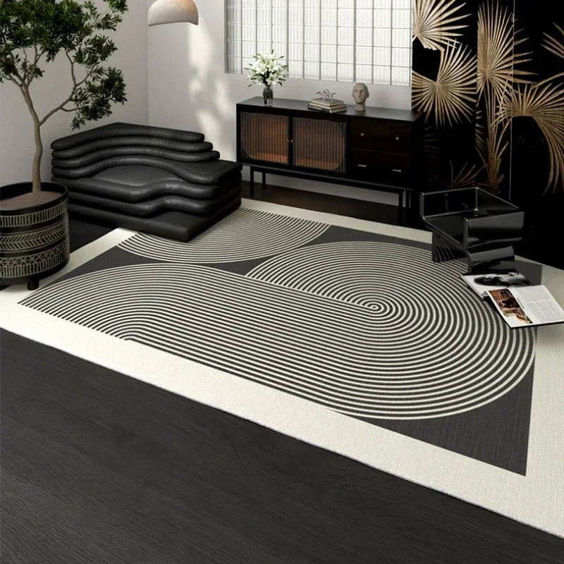 Modern High-end Light Luxury sofa side rug for living room