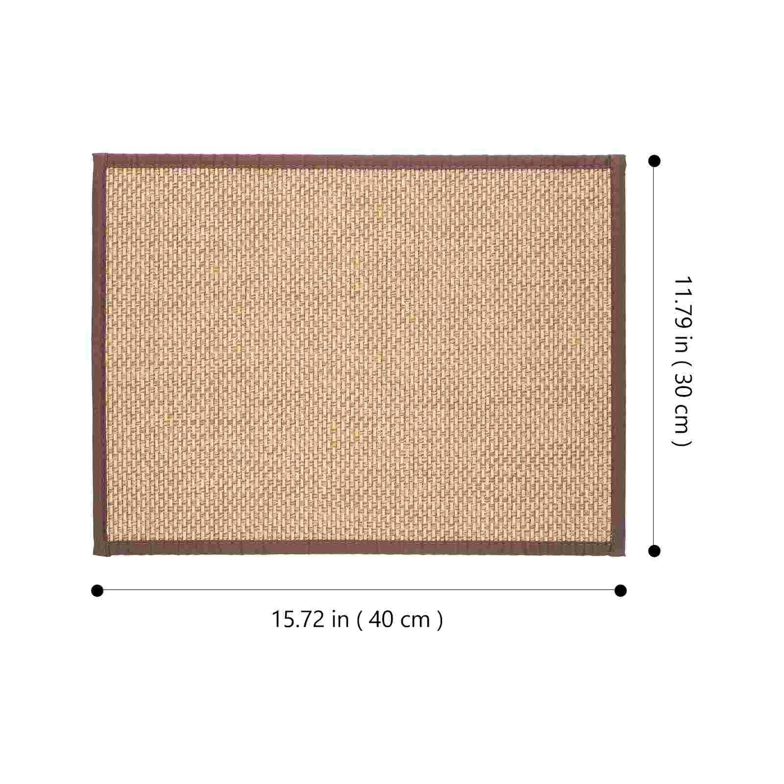 Bamboo Area Rug Japanese Tatami Camping Mat - Bamboo & Linen Materials