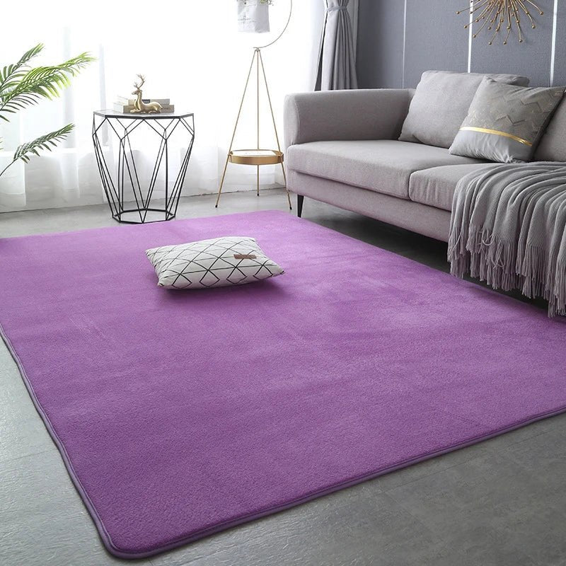 Thicken Carpet Living Room Decor Coral Fleece Large Area Bed Room Rug Soft Children Play Floor Mat Girls Window Bedside Yoga Mat