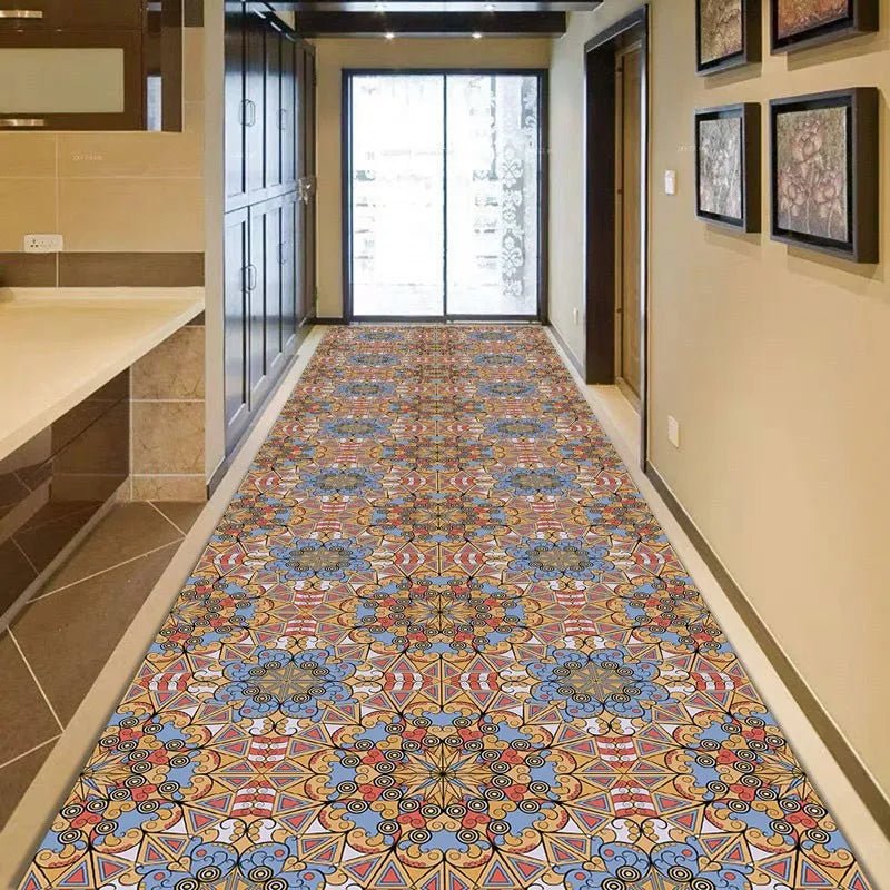 Reese Floor Arab Traditional Pattern Long Lobby Carpets - Premium Home Decor