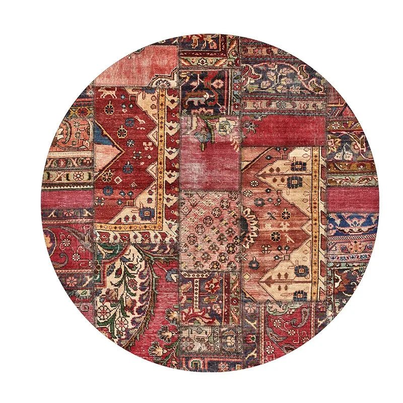 Morocco Ethnic Carpet Living Room Bedroom Machine Washable Rug