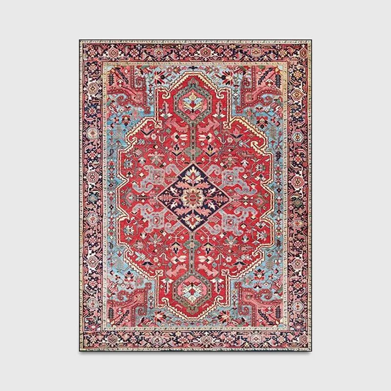 Non-Slip Absorbent Boho Morocco Ethnic Retro Multi Purpose Area Carpet