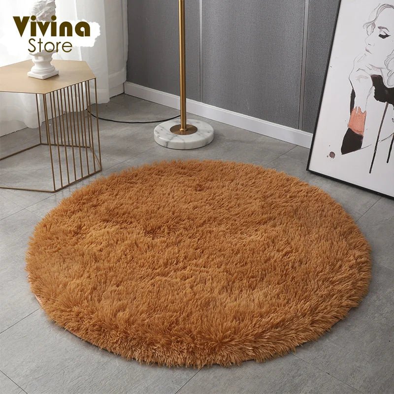 Cute Plush Fluffy Kids Rug for room decor