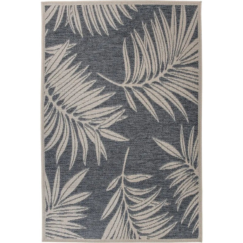 Elegant Leaf Design Contemporary Floral Indoor/Outdoor Area Rugs