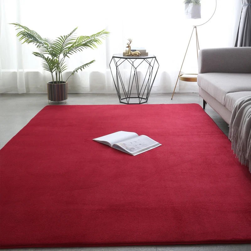 Coral Fleece Large Area Rugs - 100% Polyester Coral Velvet