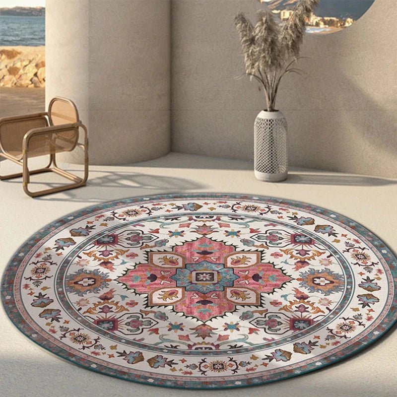 Home Decor Luxury Art Soft Floor Mat Bedroom Polyester Rugs