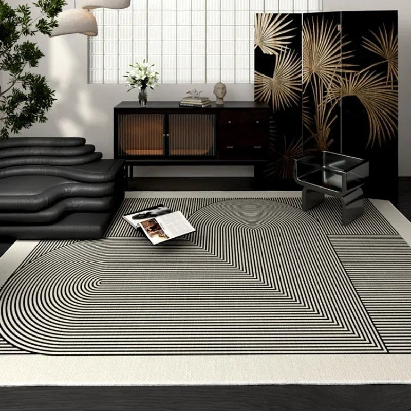 Modern High-end Light Luxury sofa side rug for living room