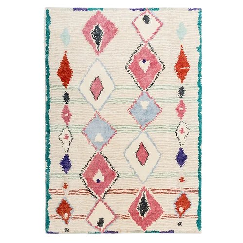 Plush Carpet Thick & Modern Floor Mat - Moroccan Wilton Rug