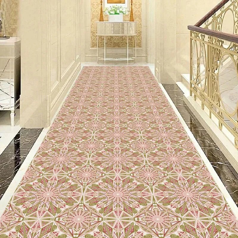 Reese Floor Arab Traditional Pattern Long Lobby Carpets - Premium Home Decor