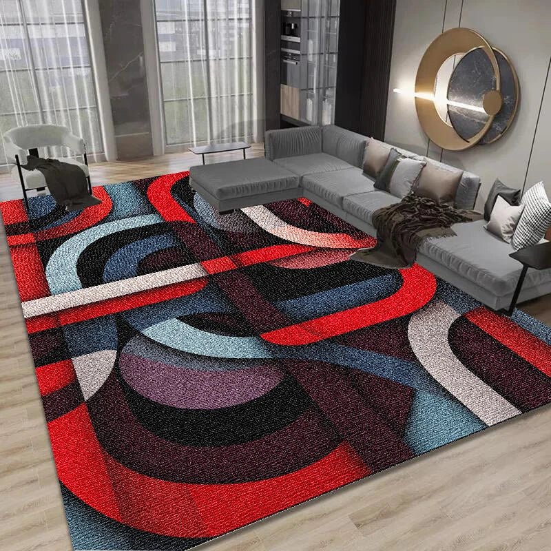 Abstract Geometry Modern Fashion Unique Rugs