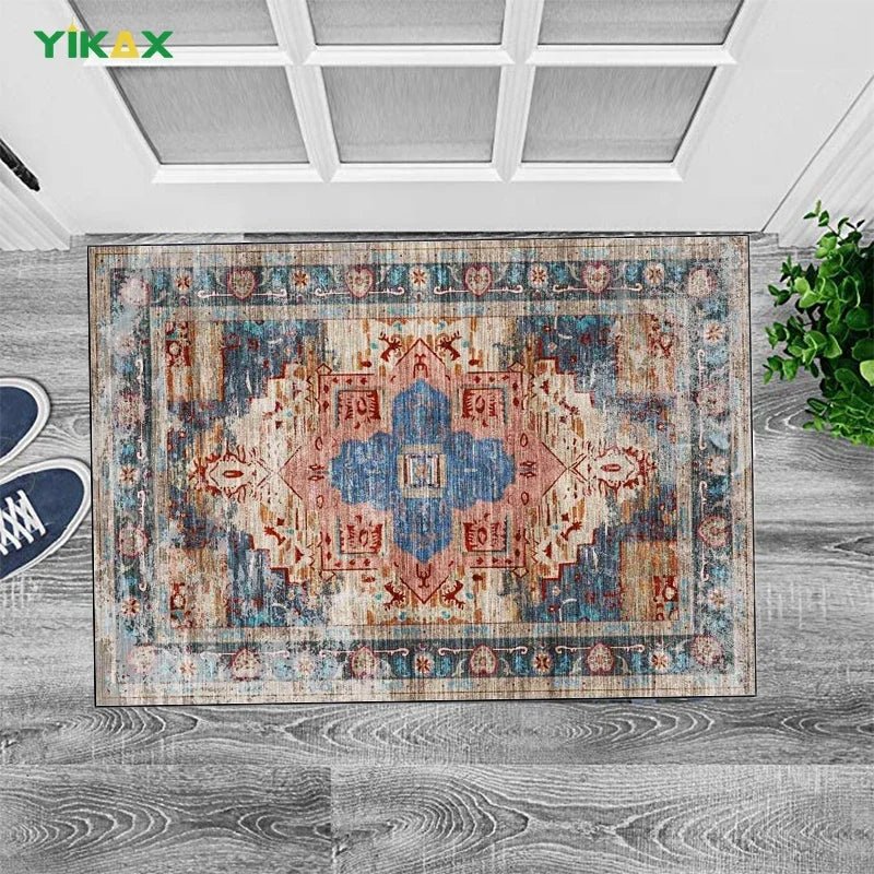 Bohemia Persian Style Carpets And Rugs for Home Living Room - 100% Polyester Flannel