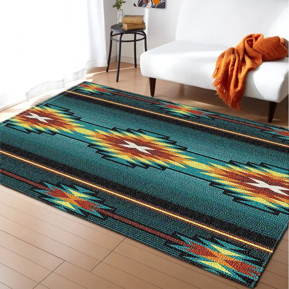 Ethnic Style  Bohemian Hallway Area rug for Living Room