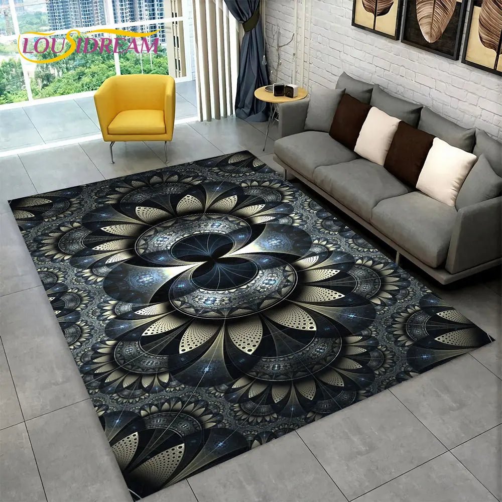 Bohemia Mandala Geometric Area Rug for Living room