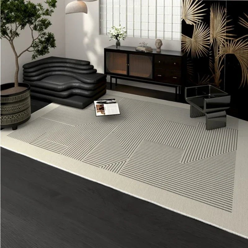 Modern High-end Light Luxury sofa side rug for living room