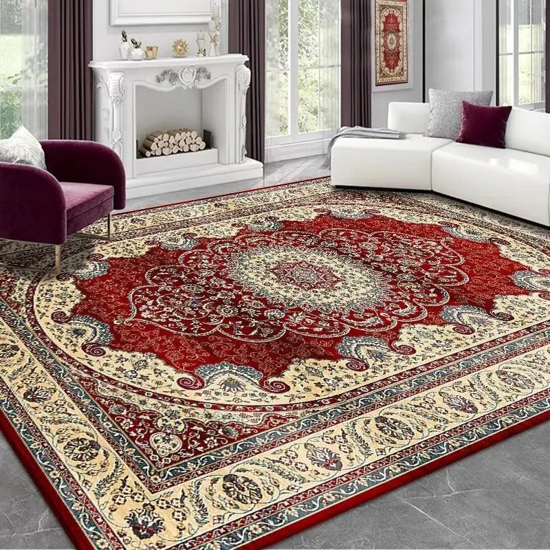 Vintage Persian Red Carpet Living Room High-end Luxury Area Rugs