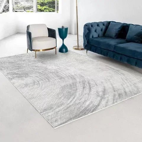 Gray Washable Nordic Rugs - Anti-Slip Minimalist Bedroom Floor Decor