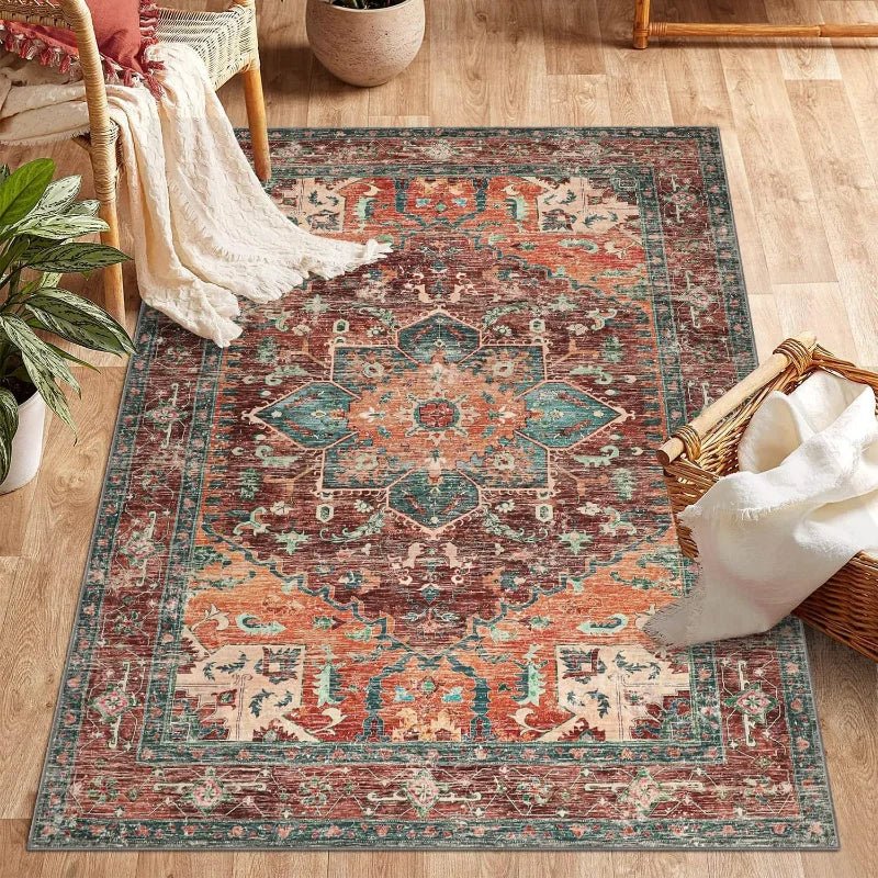 Home Decor Imitation Cashmere Printing Traditional Carpet