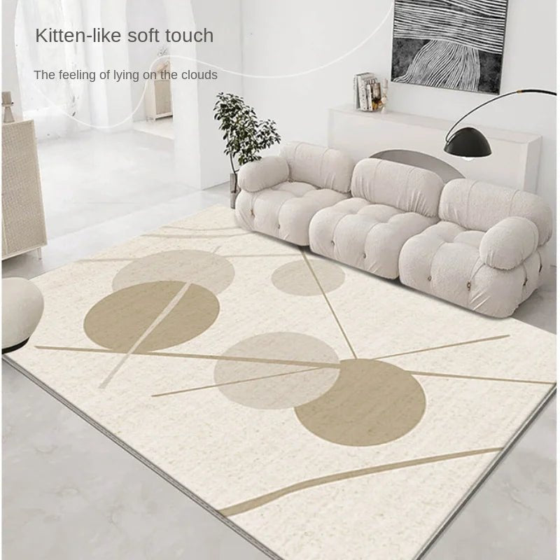 Modern Minimalist Nonslip Easy care Living Room rug