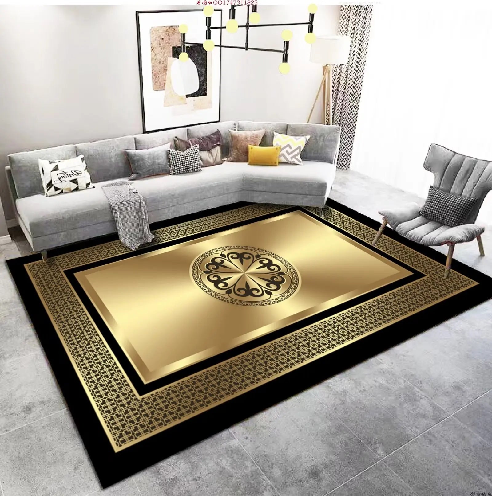 Hotel Hall Floor Mat Soft Anti-slip Washable - Luxury Room Decor