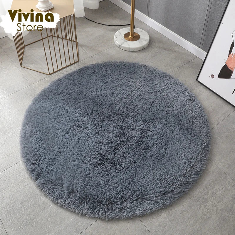 Cute Plush Fluffy Kids Rug for room decor