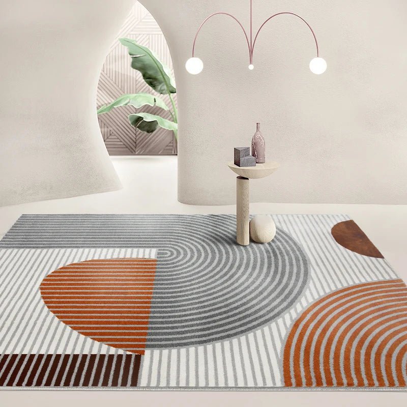 Home Plush Washable Modern Minimalist Carpets for Living Room - 100% Polyester