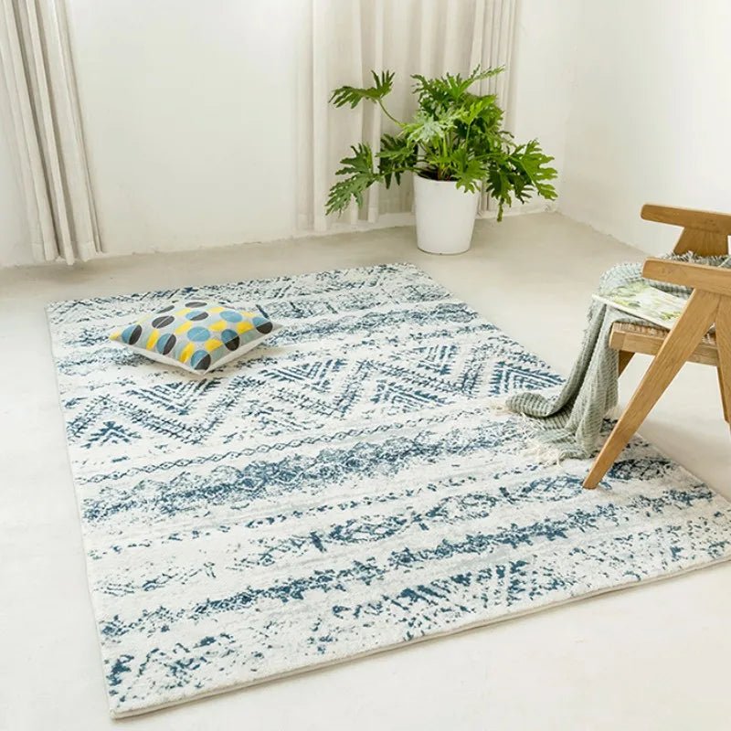 Plush Carpet Thick & Modern Floor Mat - Moroccan Wilton Rug