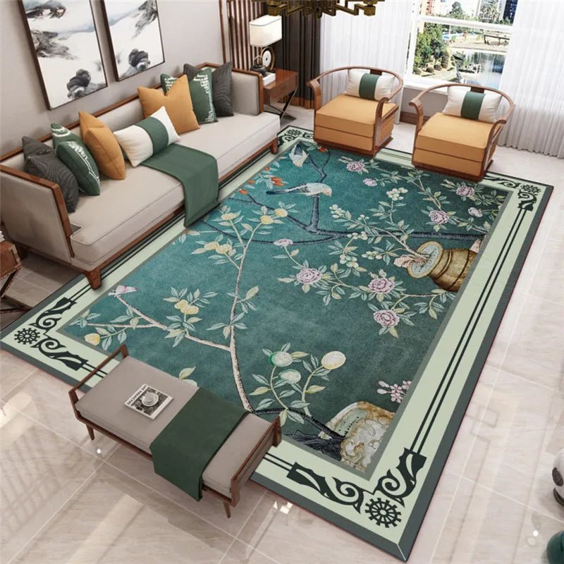 A Blend of Elegance and Functionality Classical Retro Chinese Style New Area Rugs