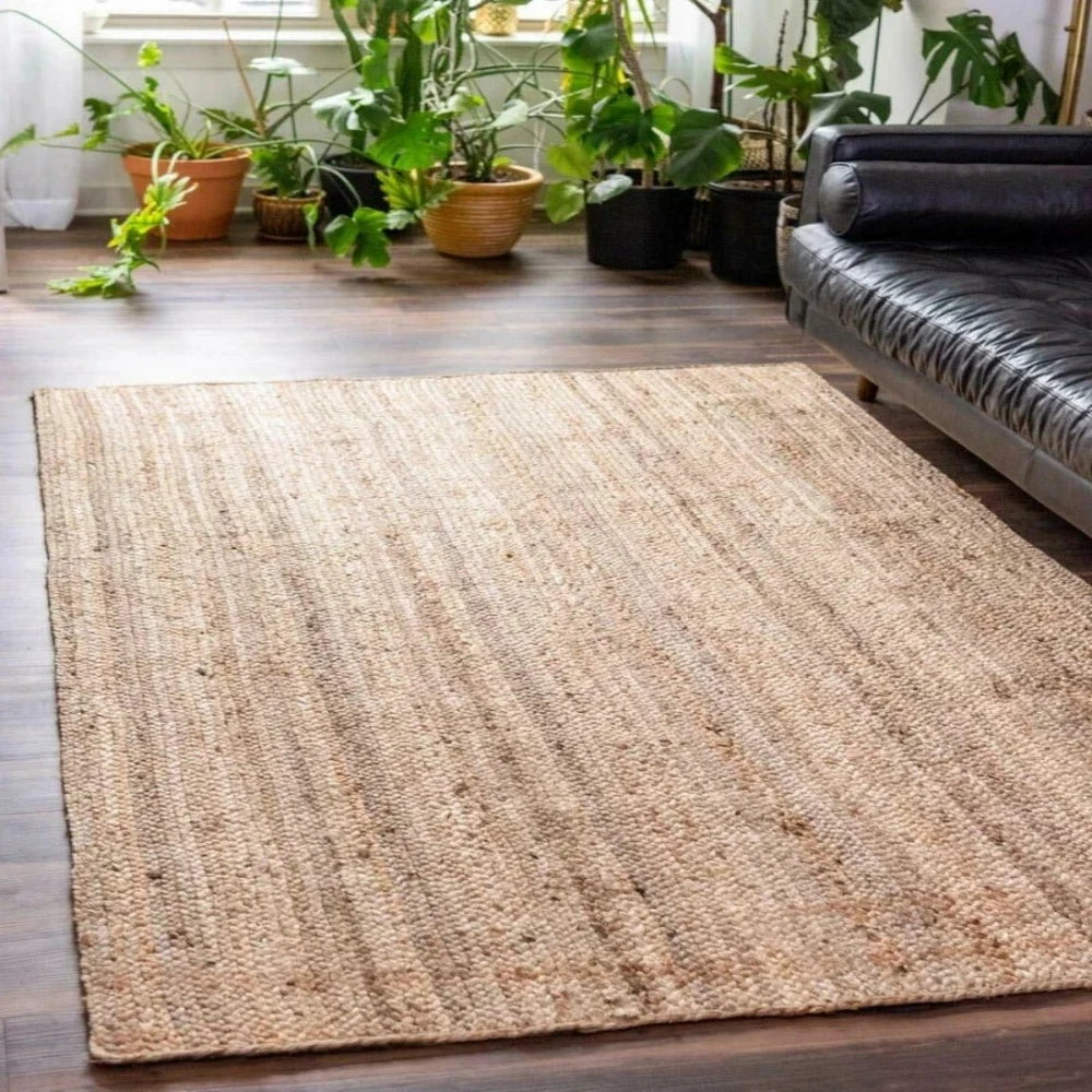 Natural Handmade Modern Look Runner Braided Style Reversible Area Rugs