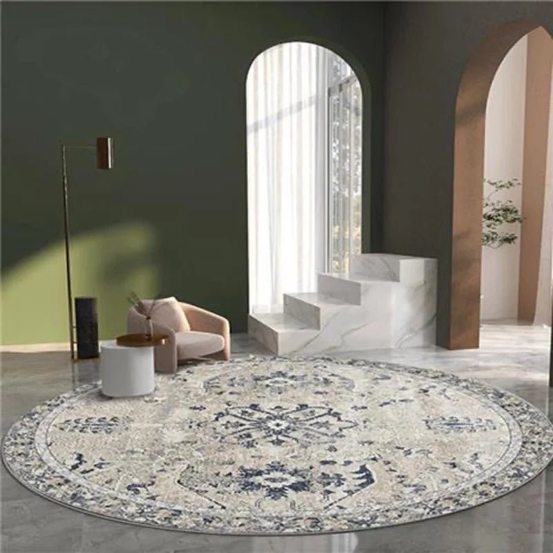 Moroccan Style Rocking Chair Floor Mat Washable Lounge Rug