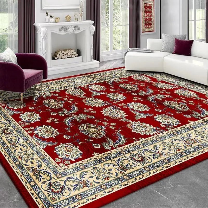 Vintage Persian Red Carpet Living Room High-end Luxury Area Rugs