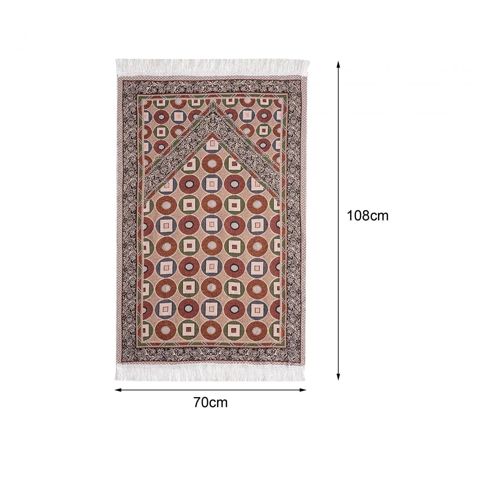 Prayer Mat Ramadan Gifts Pray Rug - Muslim Premium Design