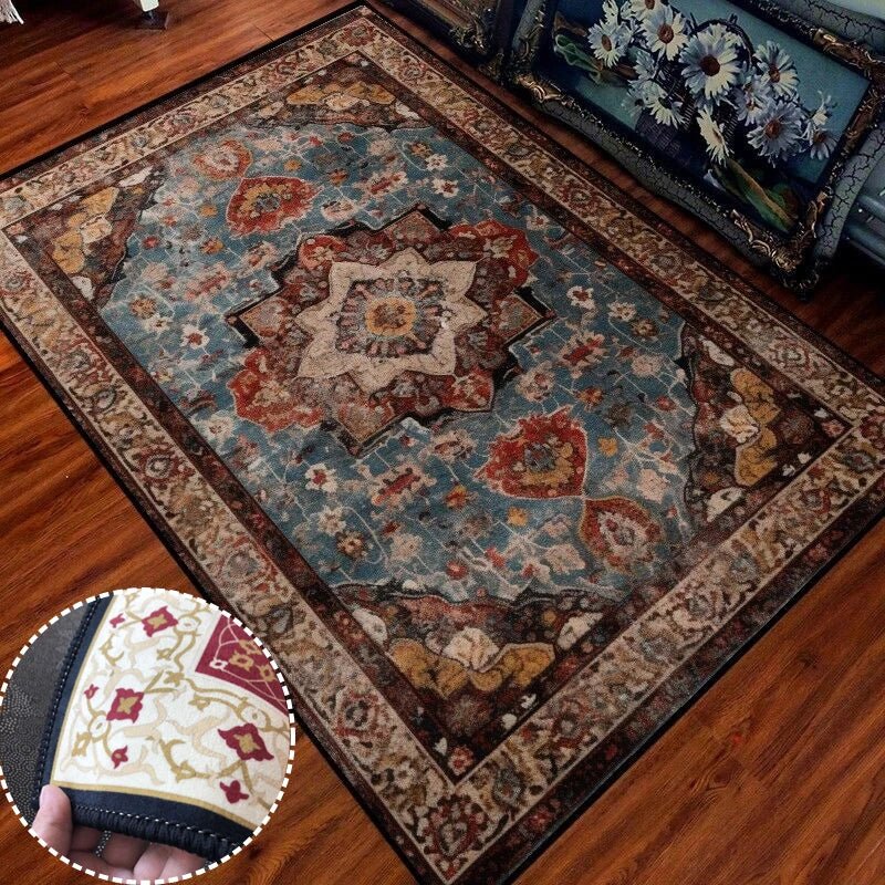 Distressed Persian Decoration Bedroom Rug -Exotic Home Decor