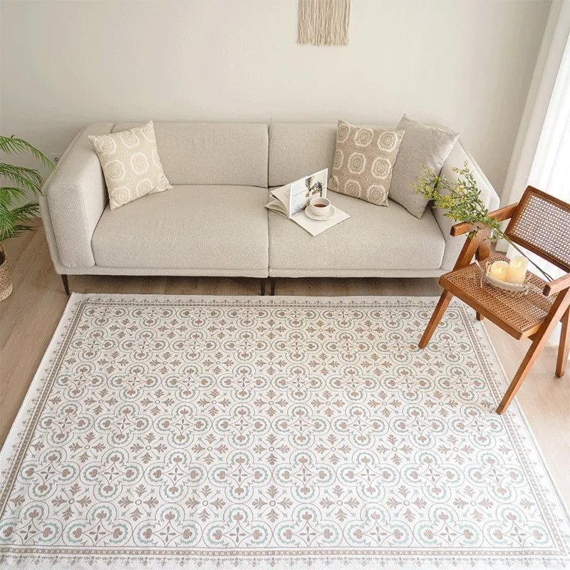 French Classic Carpets for Living Room Fluffy Soft Lounge Rug Home Non-slip Floor Mat European Retro Bedroom Decor Plush Carpet