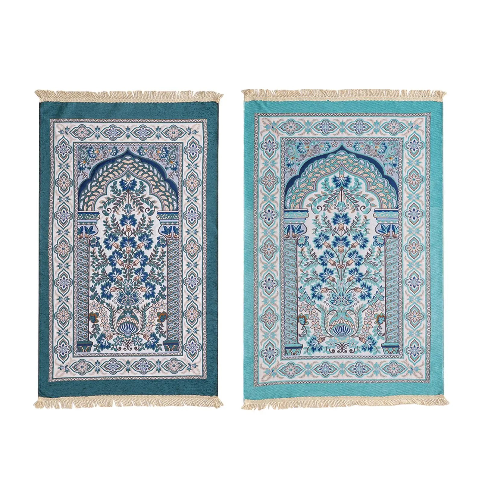 Portable Traditional Design Prayer Mat for Travel Prayer Room Men & Women