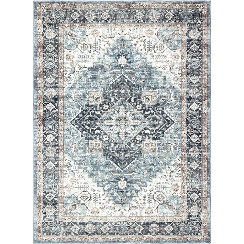 Large Vintage Ultra-Soft Boho Area Rug-Non Slip